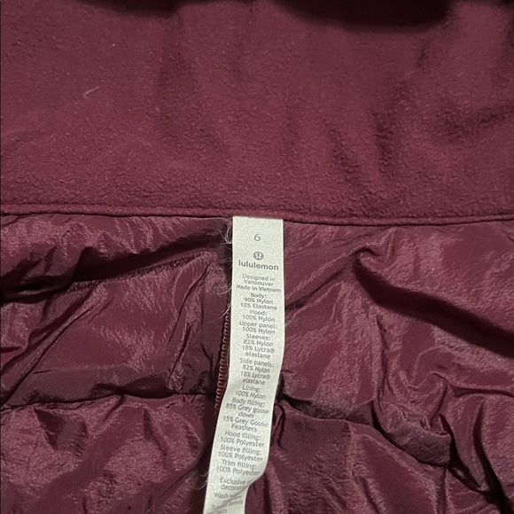 Lululemon Down For It All Jacket
Dark Adobe Size 6 - Picture 6 of 10
